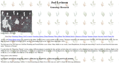 Desktop Screenshot of levinsongenealogy.org